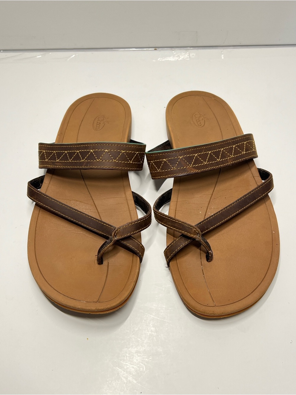 CHACO Women’s Size 8 Slip On Flat Brown Sandal - Picture 2 of 9
